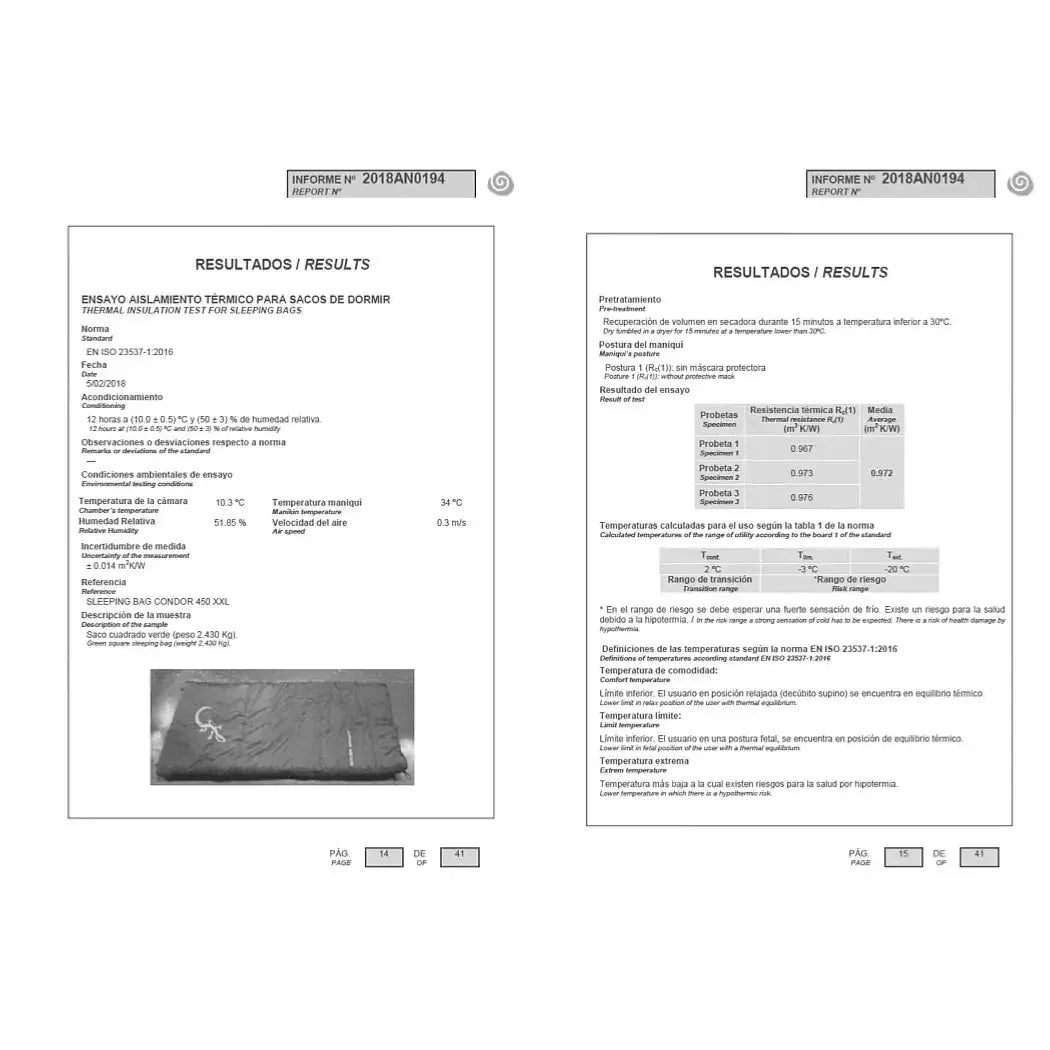 Condor 450XXL – Sac de Couchage XXL pour l'Hiver - FREETIME