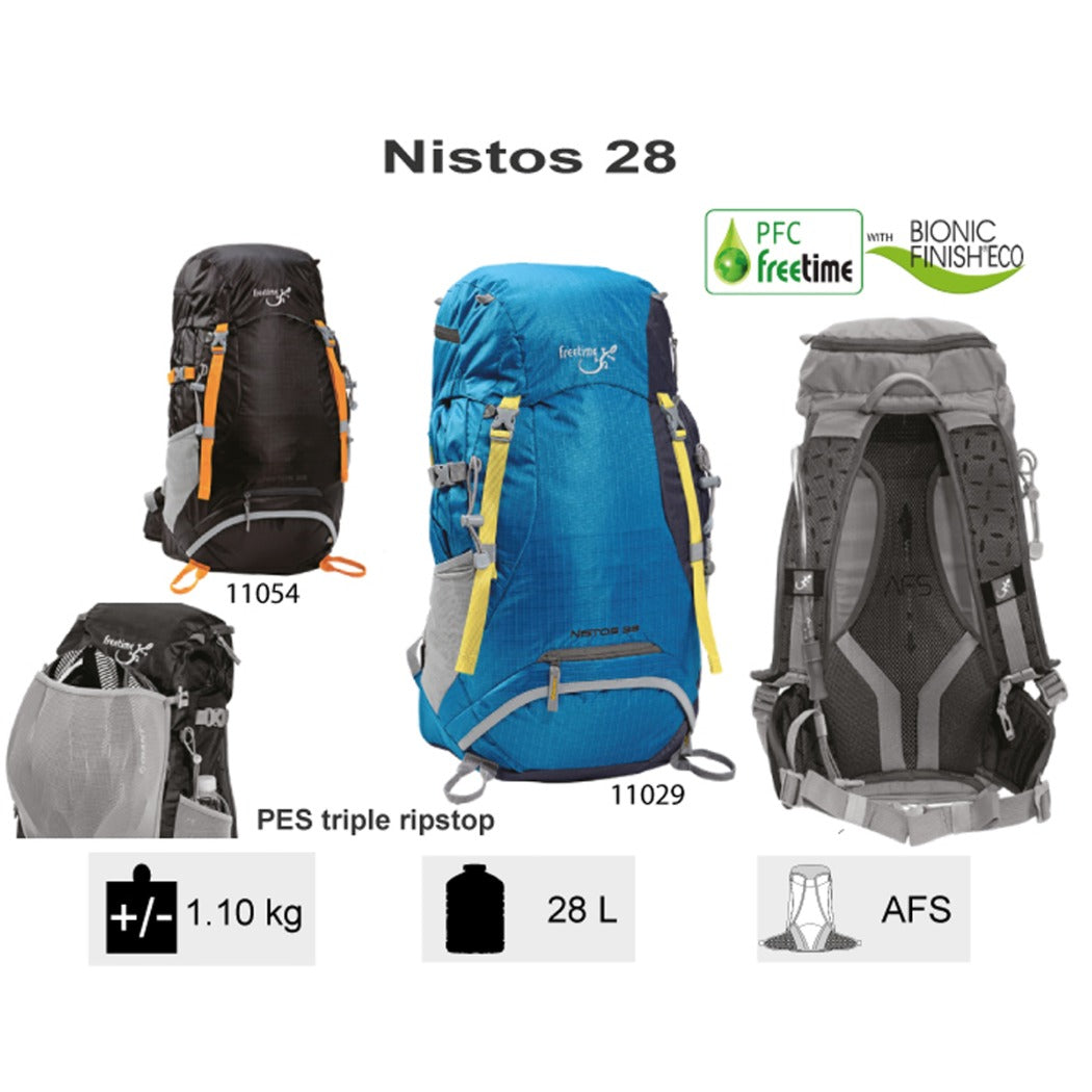 Nistos 28 – Sac à dos en filet de 28 L avec porte-casque - FREETIME