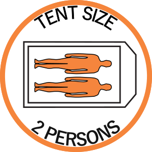 Tent size: 2 persons