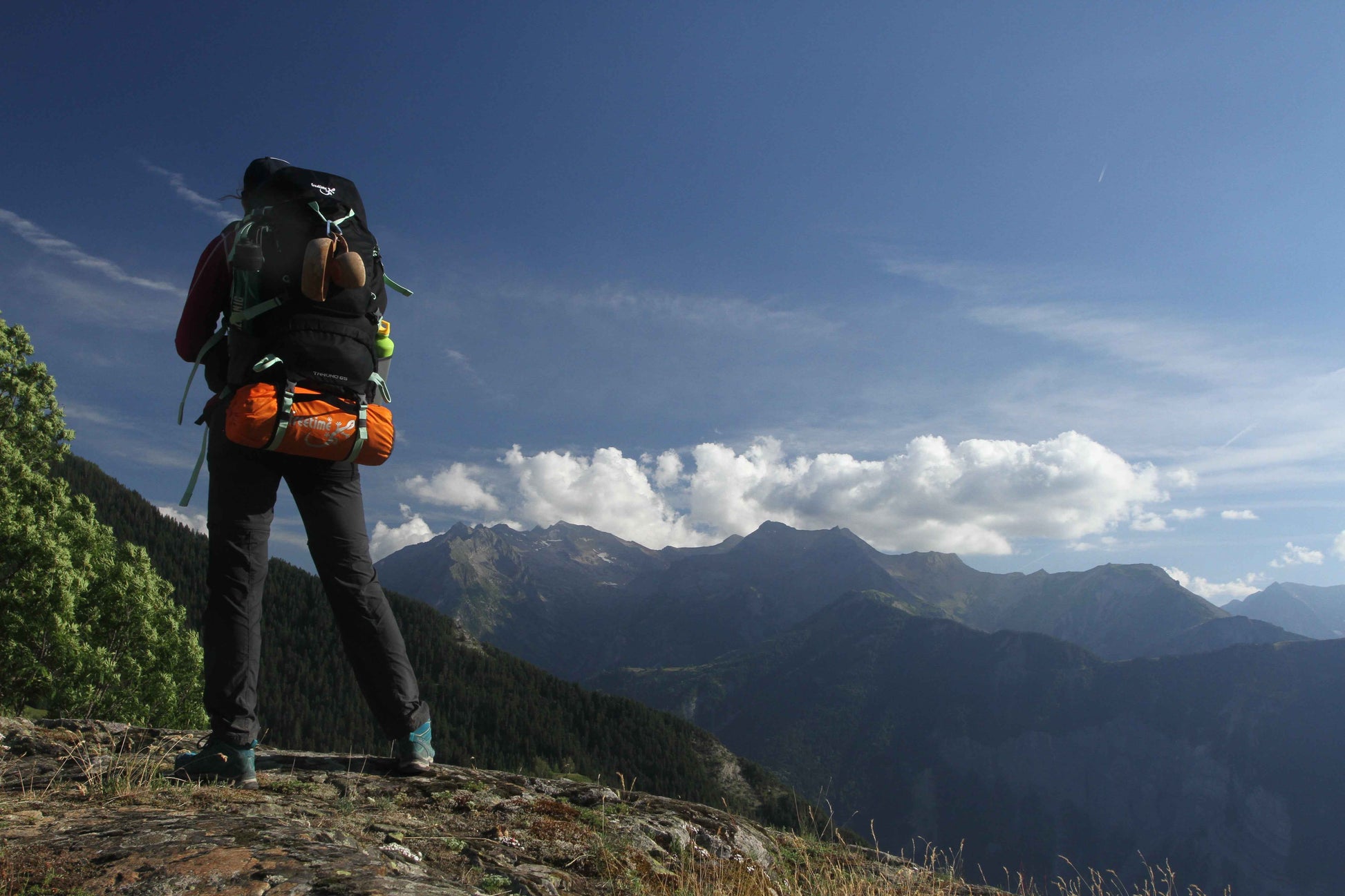 Taroko 55 – Sac à dos de randonnée de 55 L avec dos en filet ajustable