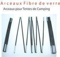 Arceaux de Tente Poteaux Barre en Fibre Verre Tente Double Accessoires Arceaux de Tente Poteaux Barre en Fibre Verre Tente Double Accessoires