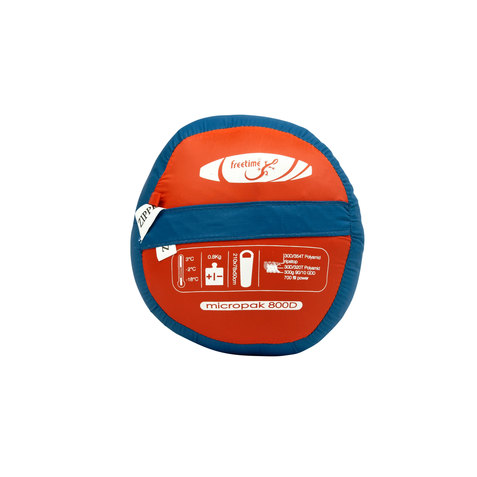 schlafsack freetime Micropak 800D Down Sleeping Bag