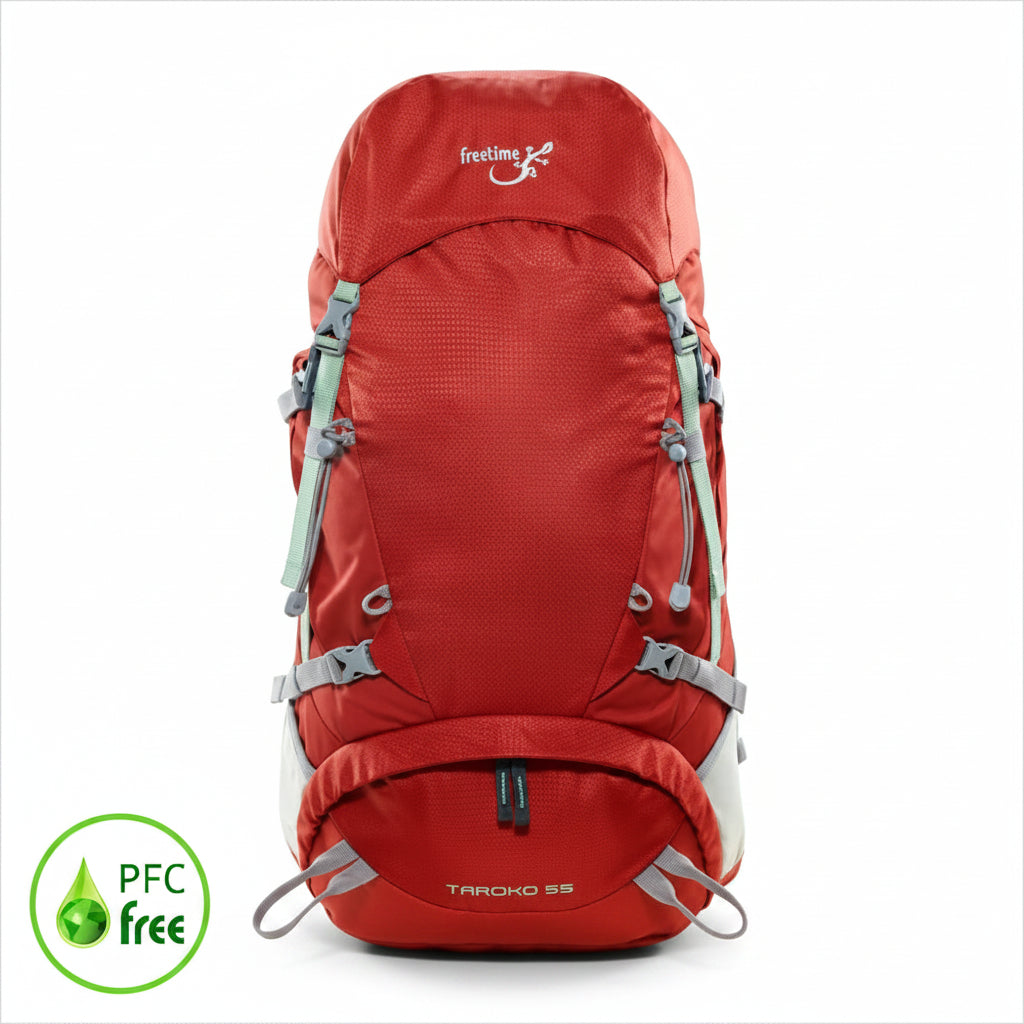 TAROKO 55 - 55L hiking bag with adjustable stretched mesh back - Freetime FREETIME TAROKO 55 - 55L hiking bag with adjustable stretched mesh back - Freetime FREETIME