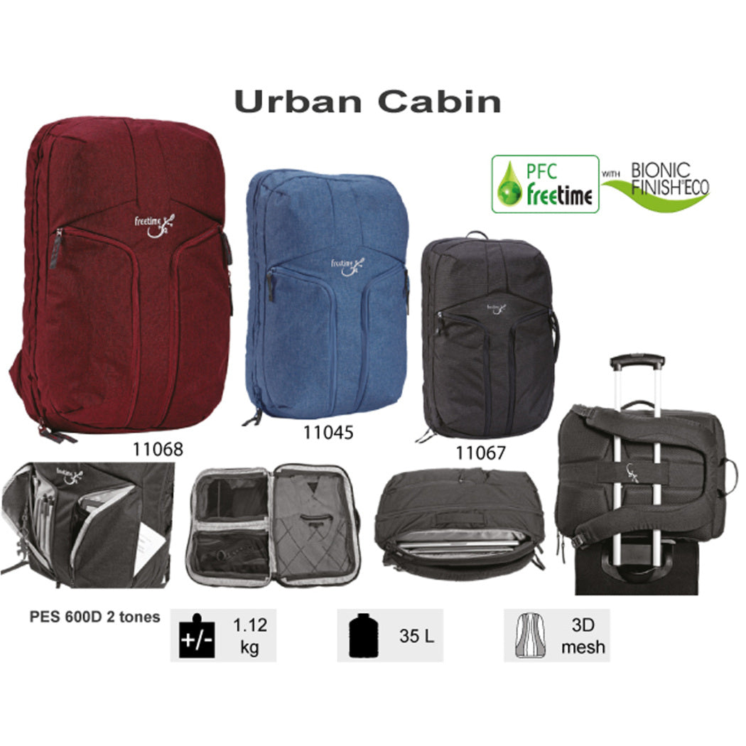 Urban Cabin – 35L Travel Bag with Laptop Compartment – FREETIME